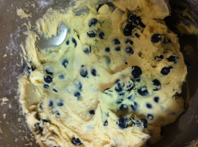 blueberry dough