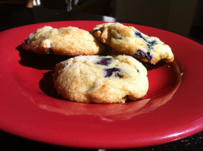 blueberry sugar cookies